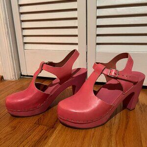 Pink Swedish Hasbeens Size 37